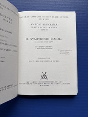 Bruckner – Symphony No. 2 in C Minor (1877) – Hardcover MV Wien Study Score