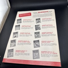 Robbins Music « Album of Familiar Songs » – 1955 Songbook Sheet Music & Words VG