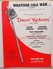 Whatever Lola Wants – Richard Adler & Jerry Ross – Sheet Music 1955