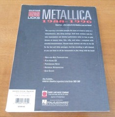 Metallica – Legendary Guitar Licks 1988-1996 By: Nick Russo Cherry Lane Music Co
