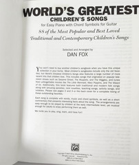 World&rsquo;s Greatest Children&rsquo;s Songs-Easy Piano-88 Most Popular Songs-Piano/Gtr/Vo