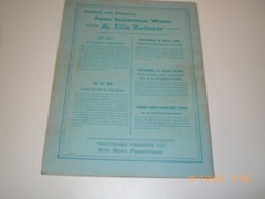 Ella Ketterer&rsquo;s Book of Piano Pieces Vintage Theodore Presser Songbook