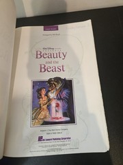 Vintage 1991 Disney Beauty and the Beast Easy Piano Songbook Sheet Music Menken