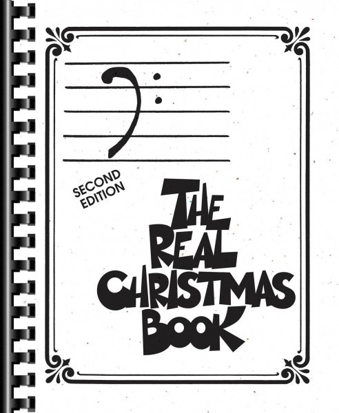 The Real Christmas Book Bass Clef Edition Real Book Lead Sheets NEW 000240347