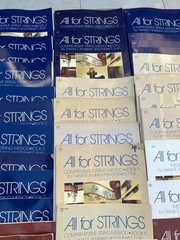 Lot ALL FOR STRINGS BOOKS Bulk For Orchestra + A Few Extra Books Of Sheet Music