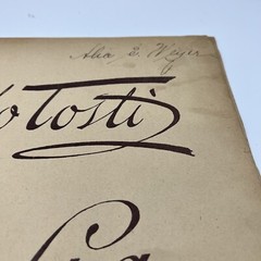 HAOLO TOSTI “MALIA” very Scarce/Rare Sheet music Paola Tosti Italy B1110