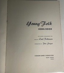 YOUNG FOLK Song Book 1963 Joan Baez, Bob Dylan, Jack Elliot, Greenbriar 1st ed