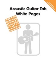 Acoustic Guitar Tab White Pages Sheet Music Chords Lyrics 150 Pop Songs Book