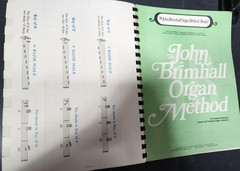 Organ Sheet Music Lot of 4 books – vintage 1959 1971 1979 1995 – Good