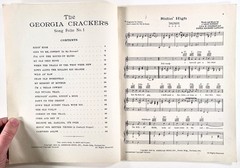 1940 THE GEORGIA CRACKERS Song Folio No. 1 20 ORIGINAL SONGS radio country music