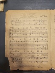 I&rsquo;ll Get By Vintage Sheet Music Featured In A Guy Named Joe 1943 Irving Berlin