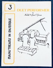 2 Mainstreams Method / Ensemble Piano Music Sheet Books Walter Carol Noona