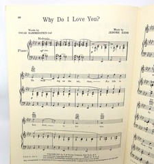 Album of Jerome Kern Songs Sheet Music Book Piano Voice 12 Songs Volume Two