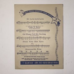 Vintage 1944 My Dreams Are Getting Better All The Time Sheet Music Marion Hutton