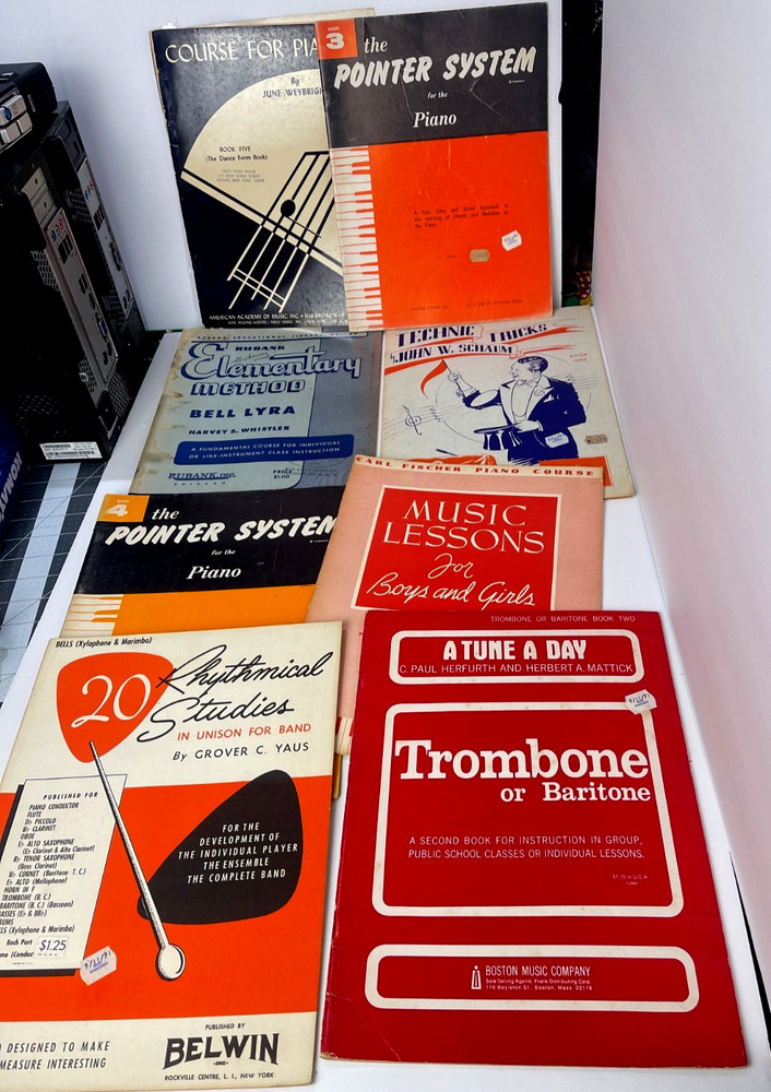 Vintage Music Books lot of 8