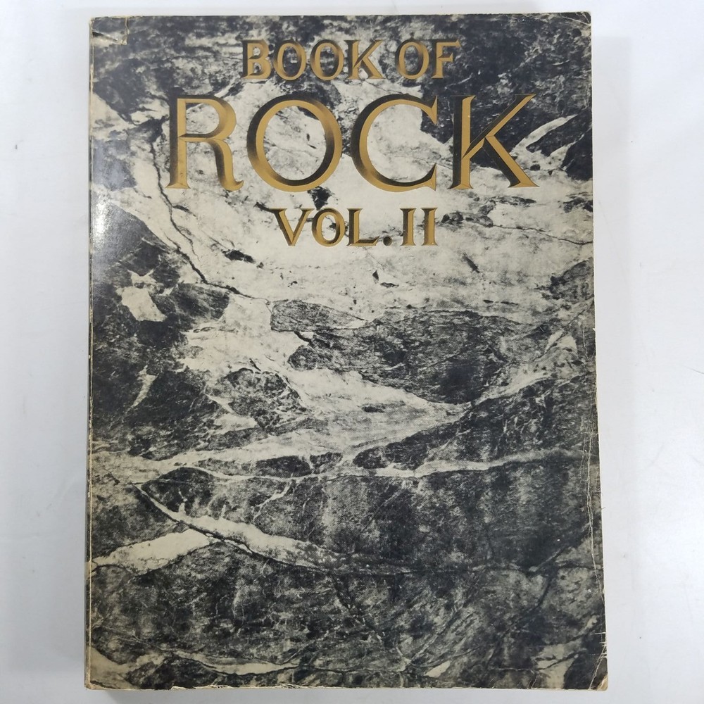 Book of Rock Vol II Sheet Music Piano Vocal Chords Hard Folk Country Pop Disco+