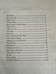 MUSIC BOOK Ballads Of Cindy Morgan Songbook 1996 Piano/Vocals/Guitar chords