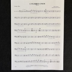 E Pluribus UNUM March Concert Band Sheet Music Complete Scores & Parts Jewell