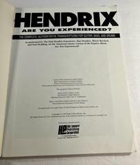 Jimi Hendrix Are You Experienced Recorded Versions 1989 Guitar Bass Drums