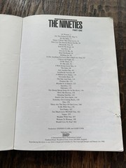 The Nineties 70 Years Of Popular Music Part One Songbook 1994 PVG UK Edition