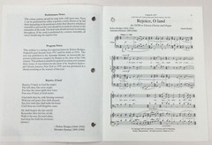 Derek Healey Rejoice O Land SATB Chorus Choral Organ Sheet Music ECS Publishing