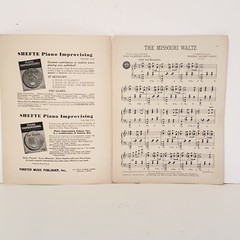 Vintage 1941 The Missouri Waltz Sheet Music Arranged For Piano by F. K. Logan