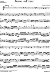 Canon and Gigue for Three Violins and Basso Continuo in D Major