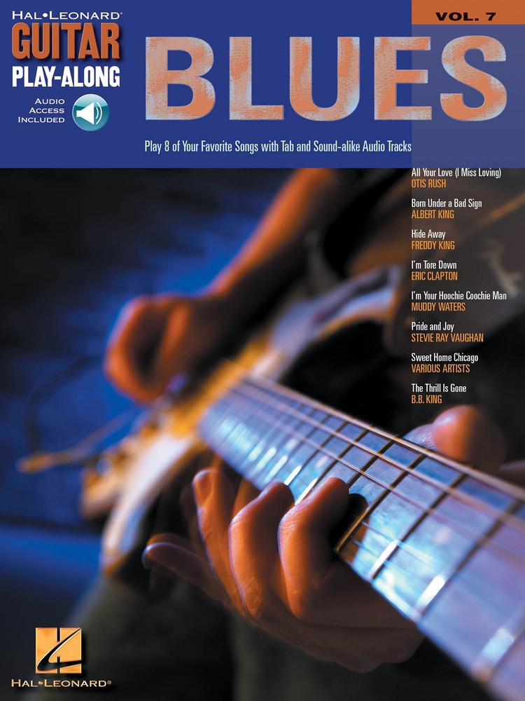 Blues Guitar Play-Along Vol 7 Notes & Tab Sheet Music Songs Book Online Audio