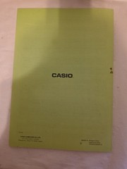 Casio Songbook Music Library Piano Scores Book, Large 128 Pages Excellent Cond.