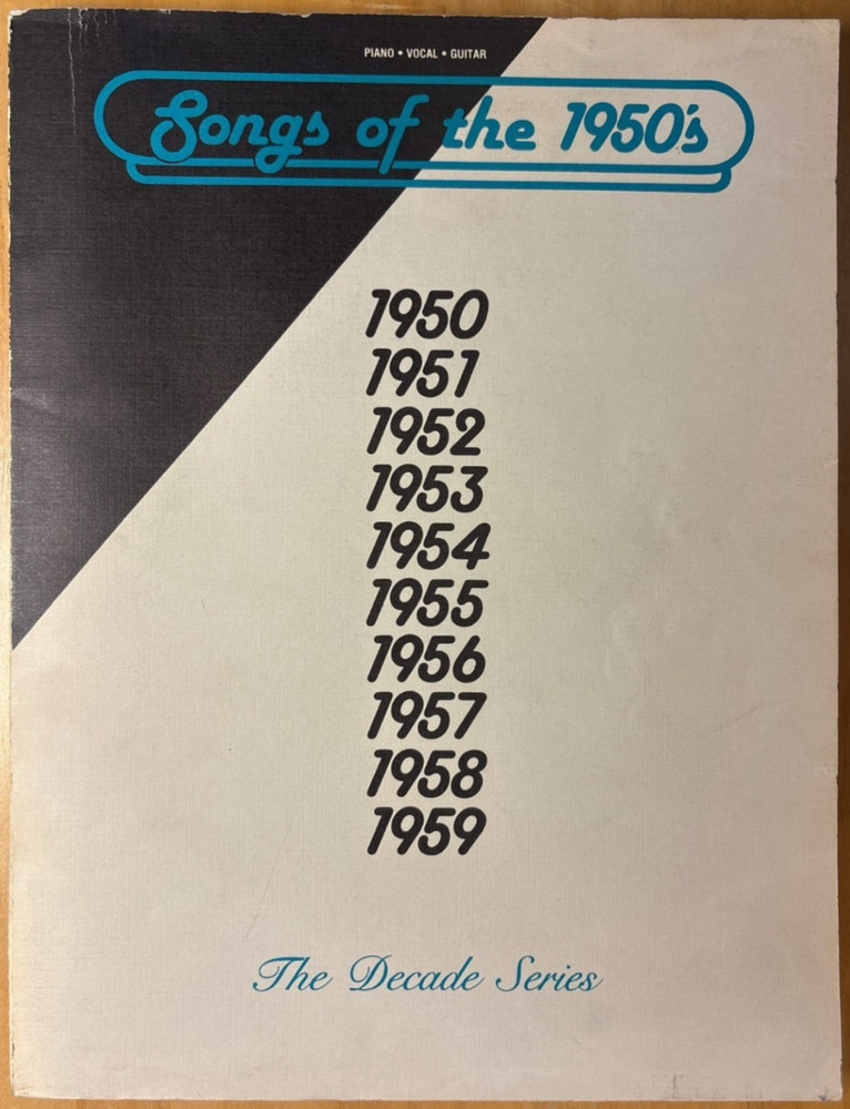 Hal Leonard Songs of the 1950s Decade Series PVG Songbook Vintage Rock n Roll!