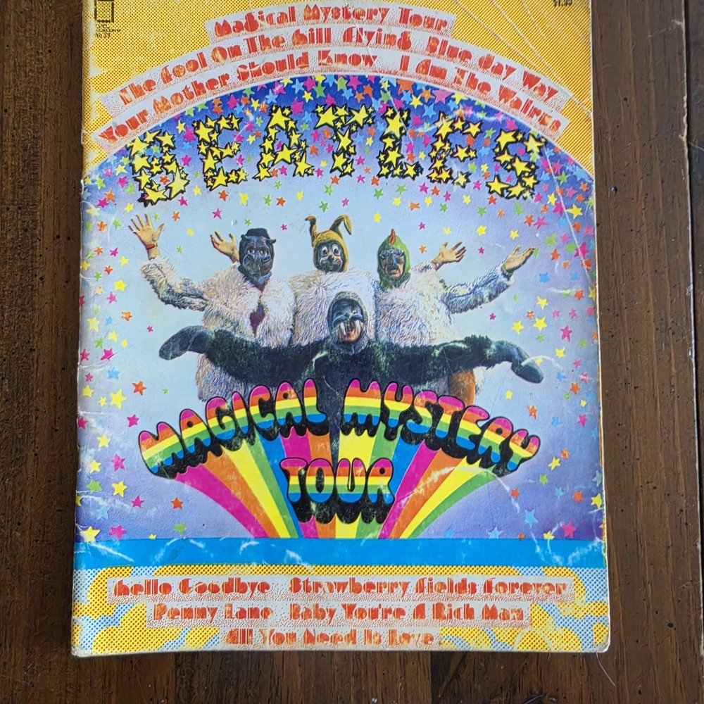 BEATLES Magical Mystery Tour SONGBOOK 1967 36 Pages plus COLOR Pics HANSEN PUB.