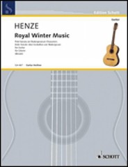 Royal Winter Music Sheet Music Sonata No. 1 on Shakespearean Guitar 049010880