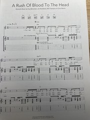 Coldplay, Live 2003, Guitar Tab, Songbook