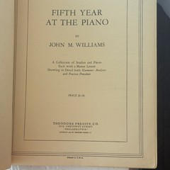 John M. Williams Piano Sheet Music Book Classical Theodore Presser Co.