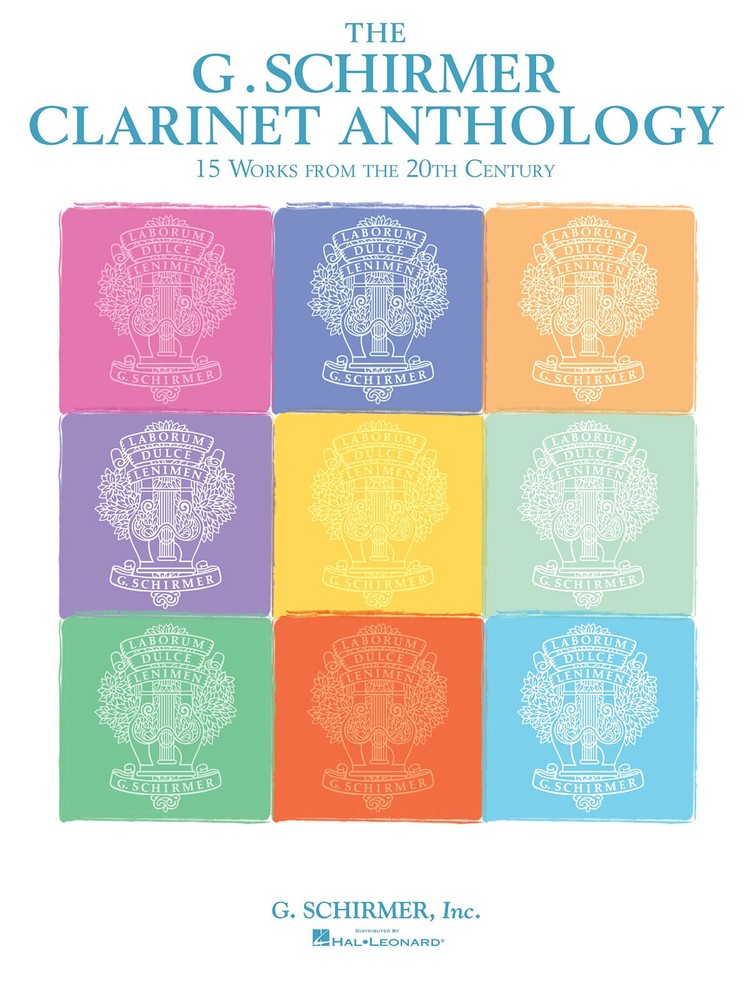 G Schirmer Clarinet Anthology Piano 20th Century Classical Sheet Music Book