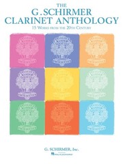 G Schirmer Clarinet Anthology Piano 20th Century Classical Sheet Music Book