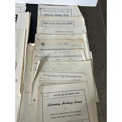 Sheet Music Large Bulk Lot Vintage Barbershop Quartet Harmony Heritage Songs