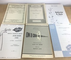 Octavo Choir Sheet Music Lot of 34 Popular Choral SATB Vintage 1930s -1970s