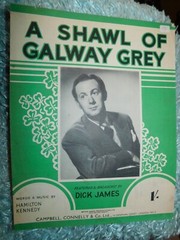 VINTAGE ORIGINAL SHEET MUSIC 1949 A SHAWL OF GALWAY GREY DICK JAMES