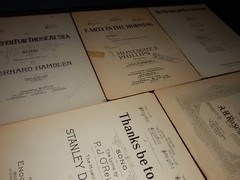 Early in the Morning 1928 A prayer for those at sea 1919 Vintage Sheet Music 5