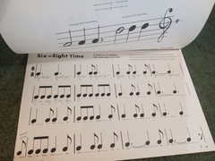 Vintage 1987 Rhythm Pitch Notation Carts Large Classroom Size Music Works OOAK