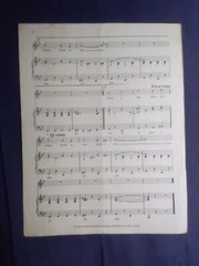 VANITY FAIR: EARLY IN THE MORNING (SHEET MUSIC)