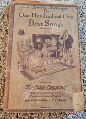 The 101 Best Songs 1922 Piano Accompaniment Home School Cable company Music