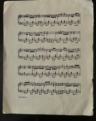 1904 THE GONDOLIER Sheet Music by W.C.Powell Collectible Good Condition