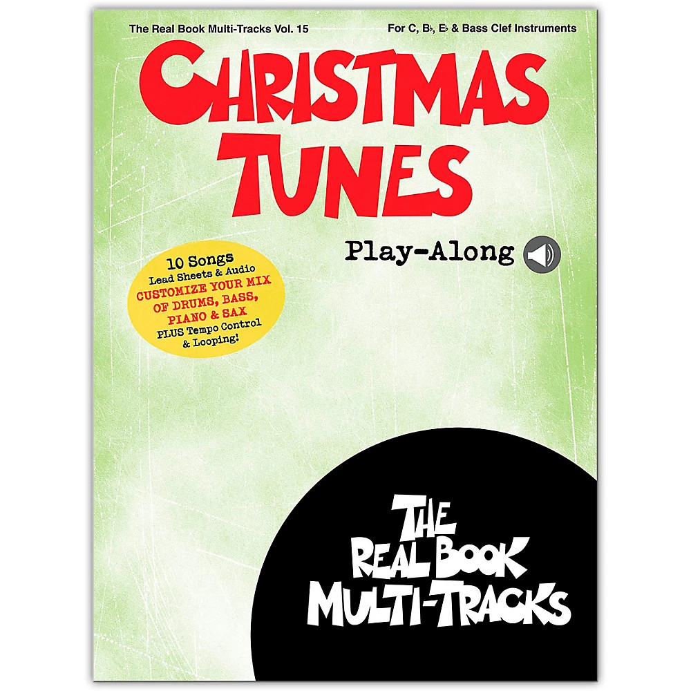 Christmas Tunes Play-Along Real Book Multi-Tracks Songbook Book/Media Online