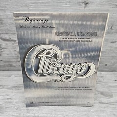 Chicago Beginnings Sheet Music Piano Vocal Guitar Vtg 1970