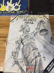 Metallica Bass Guitar S, Master of Puppets, And Justice For All Guitar Tab Books
