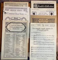 Sheet Music 1920-1960s 60 Pieces of Early 1920&rsquo;s to 1960&rsquo;s Sheet Music Vintage