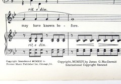 If You Would Love Me Sheet Music 1914 Piano Words Poem Intermediate US Seller