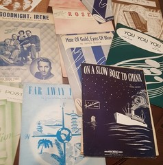 Vintage Early 1940 – 1950s Song Sheet Music lot of 30 Old Standards Show Tunes